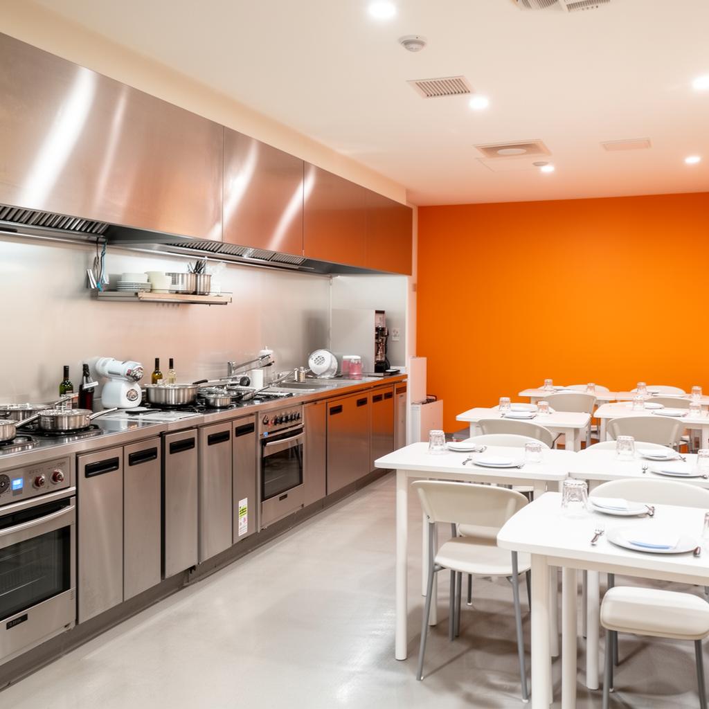 Hygienic shared kitchen